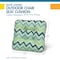 Classic Accessories 19" x 19" x 5" Seat Cushions, Mint Marine Chevron, 2PK DCMMCH19195-2PK - alternate 4